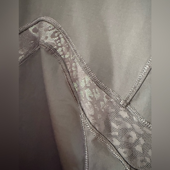 Stella McCartney + Adidas mesh workout yoga tennis gym cheetah sports bra top - Picture 9 of 15